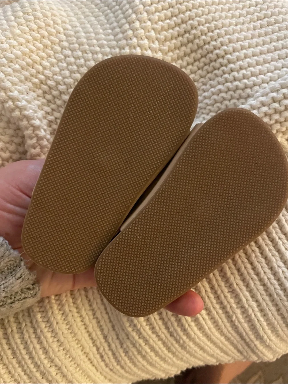 Old Navy Beige/Tan Kids Buckle Sandals NWOT 6-12m